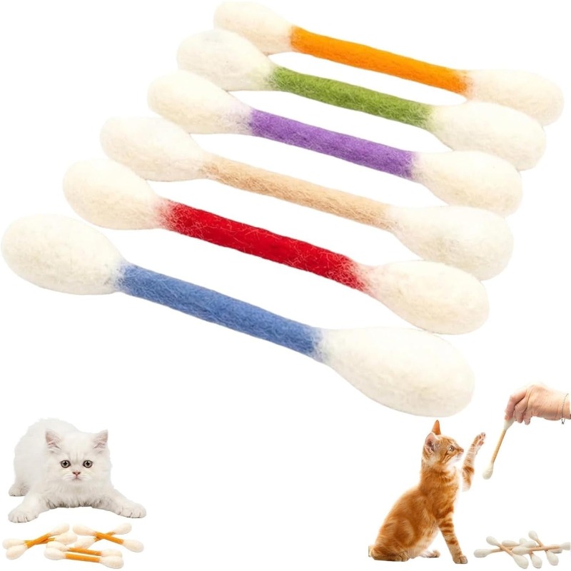 Catnip Toys - 1/6 PCS Cat Interactive Stick Catnip