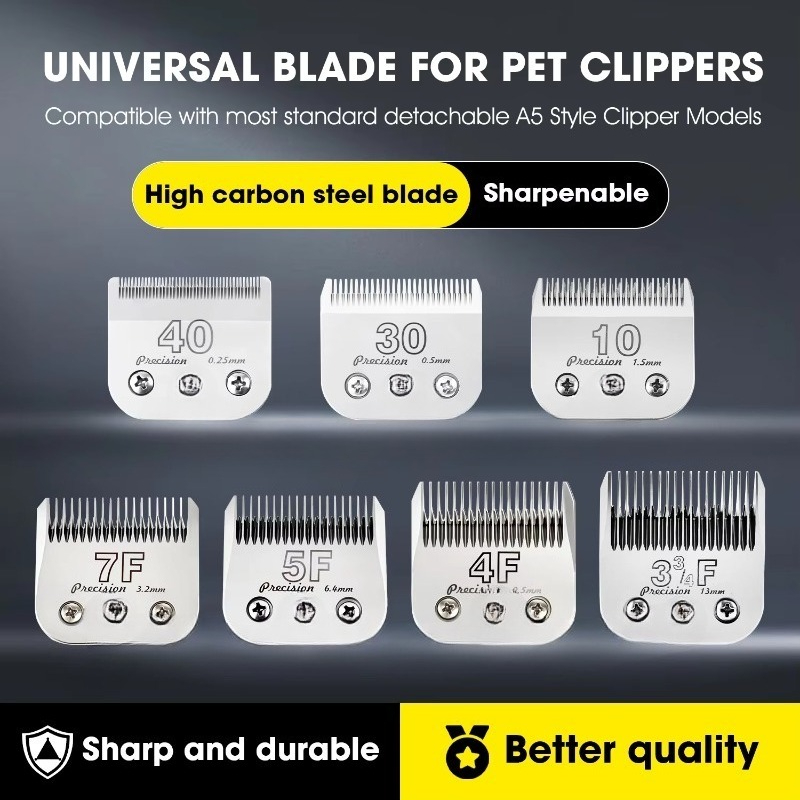 A5 Clipper Blades 10# 30# 40#  - Dog Grooming Clippers review and price