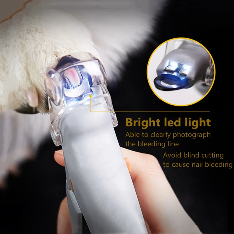 1PC Pet Nail Clipper with LED  - Dog Grooming Clippers review and price