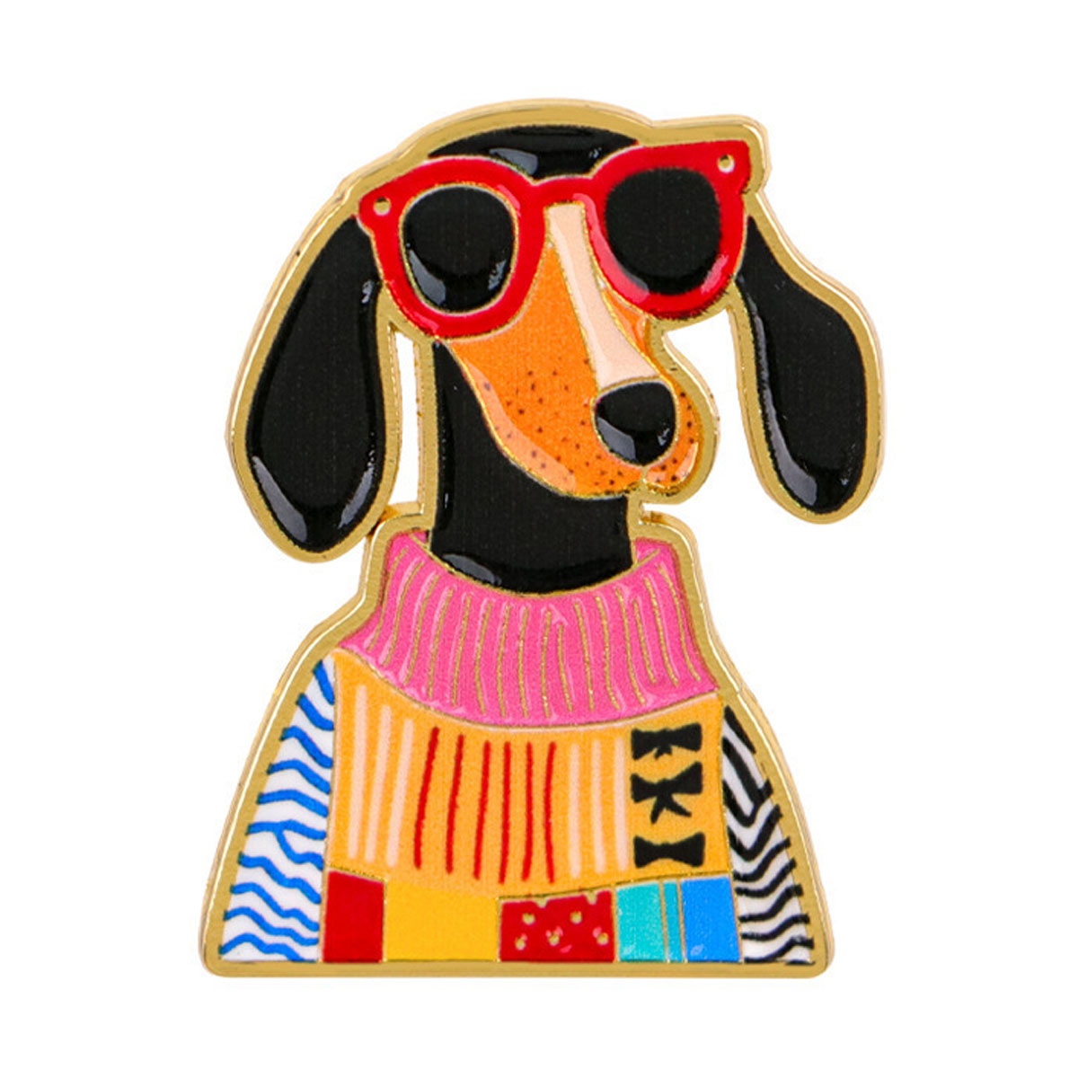 Enamel Pins Dachshund Dogs Cut - Pet Supplies Store review and price