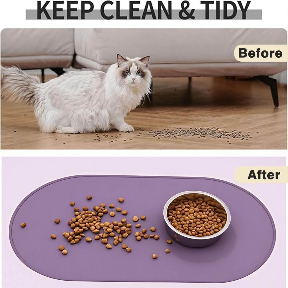 Durable Silicone Pet Food Mat  - Pet Supplies Is Food review and price