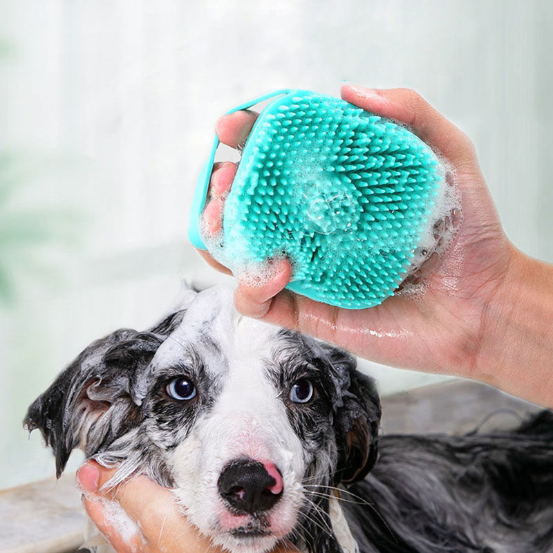 Soft Silicone Pet Bathing Brus - Pet Supplies Application review and price