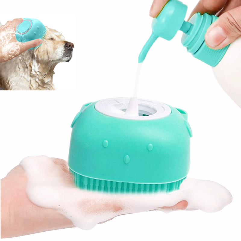 Soft Silicone Pet Bathing Brus - Pet Supplies Application review and price
