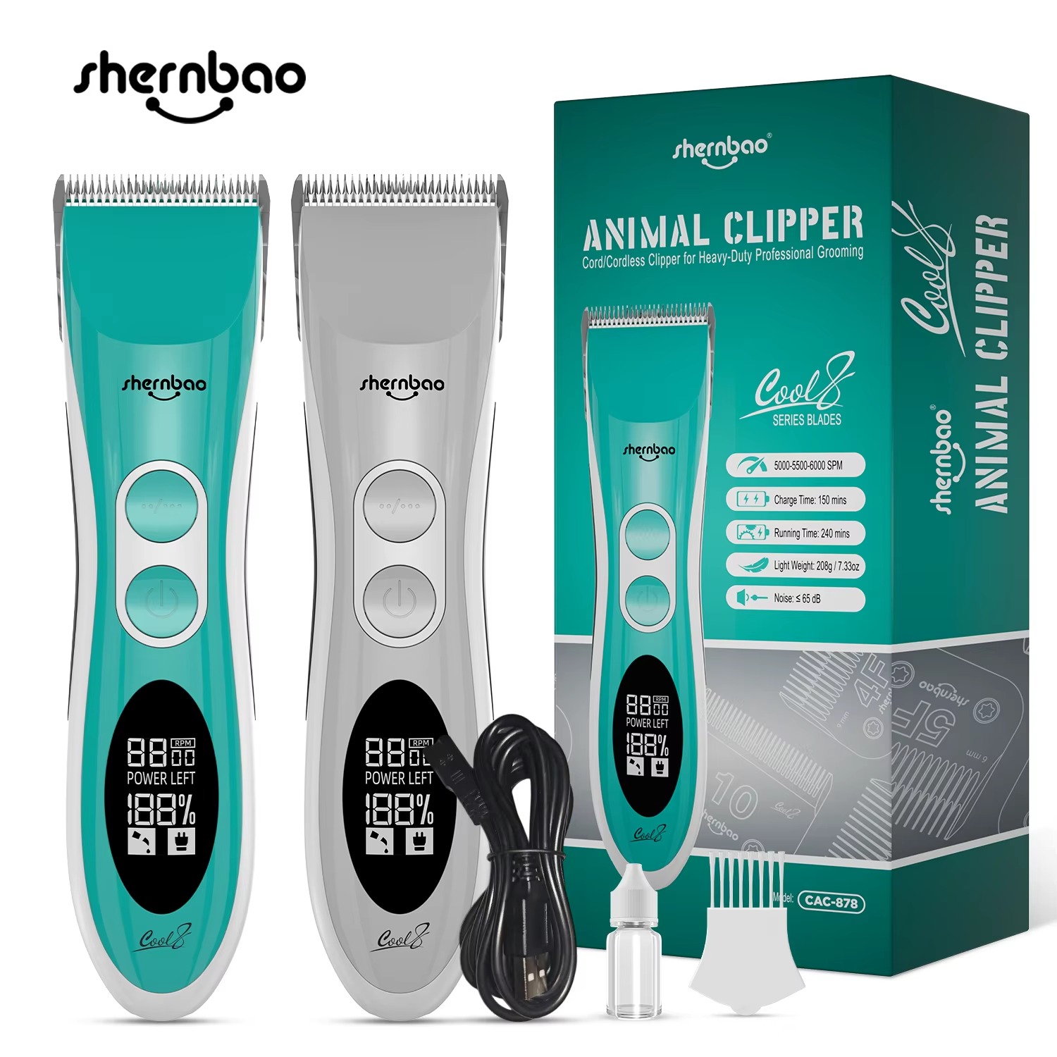 Shernbao CAC-878 Professional  - Dog Grooming Clippers review and price
