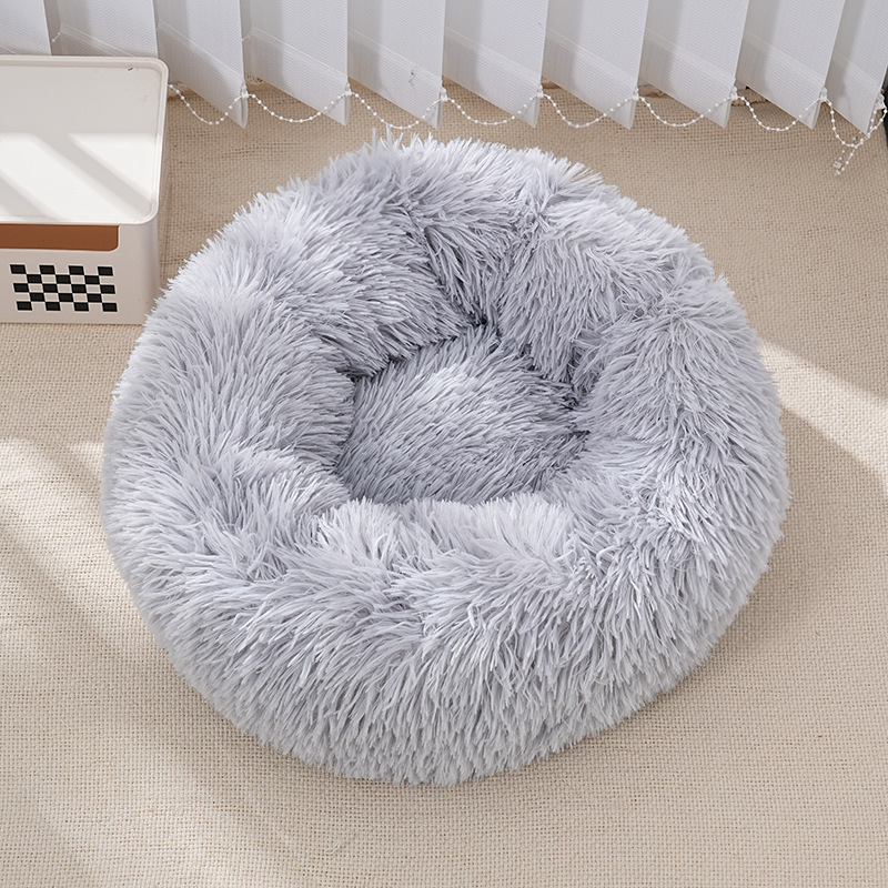 Dog and cat bed, plush round p - Pet Supplies Application review and price