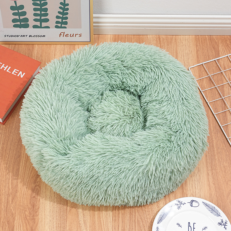 Dog and cat bed, plush round p - Pet Supplies Application review and price