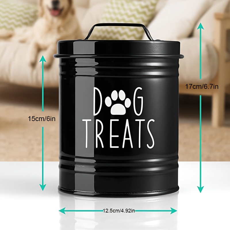 Metal Dog Treat Container Dog  - Pet Supplies Is Food review and price