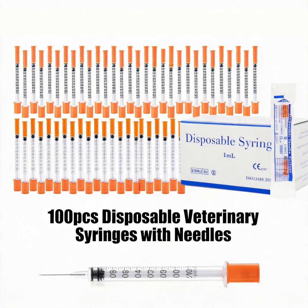 100pcs Disposable Syringe1ml 0 - Pet Supplies Store review and price