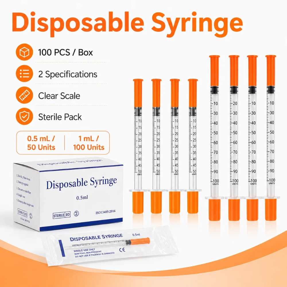 100pcs Disposable Syringe1ml 0 - Pet Supplies Store review and price