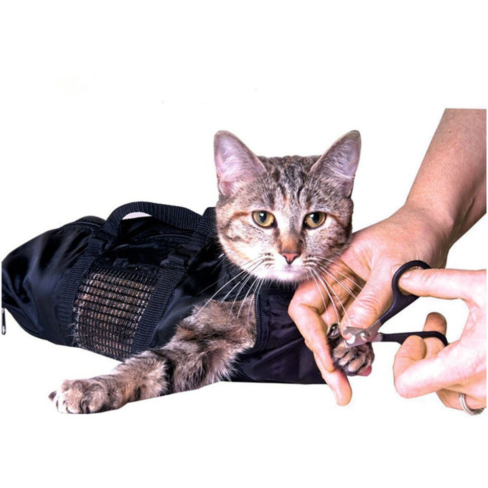 Mesh Cat Grooming Bathing Bag  - Pet Supplies Nail Trim review and price