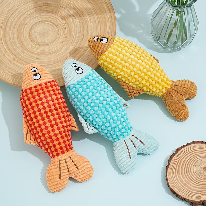 Plush Catnip Fish Toy Interact - Catnip Toys review and price