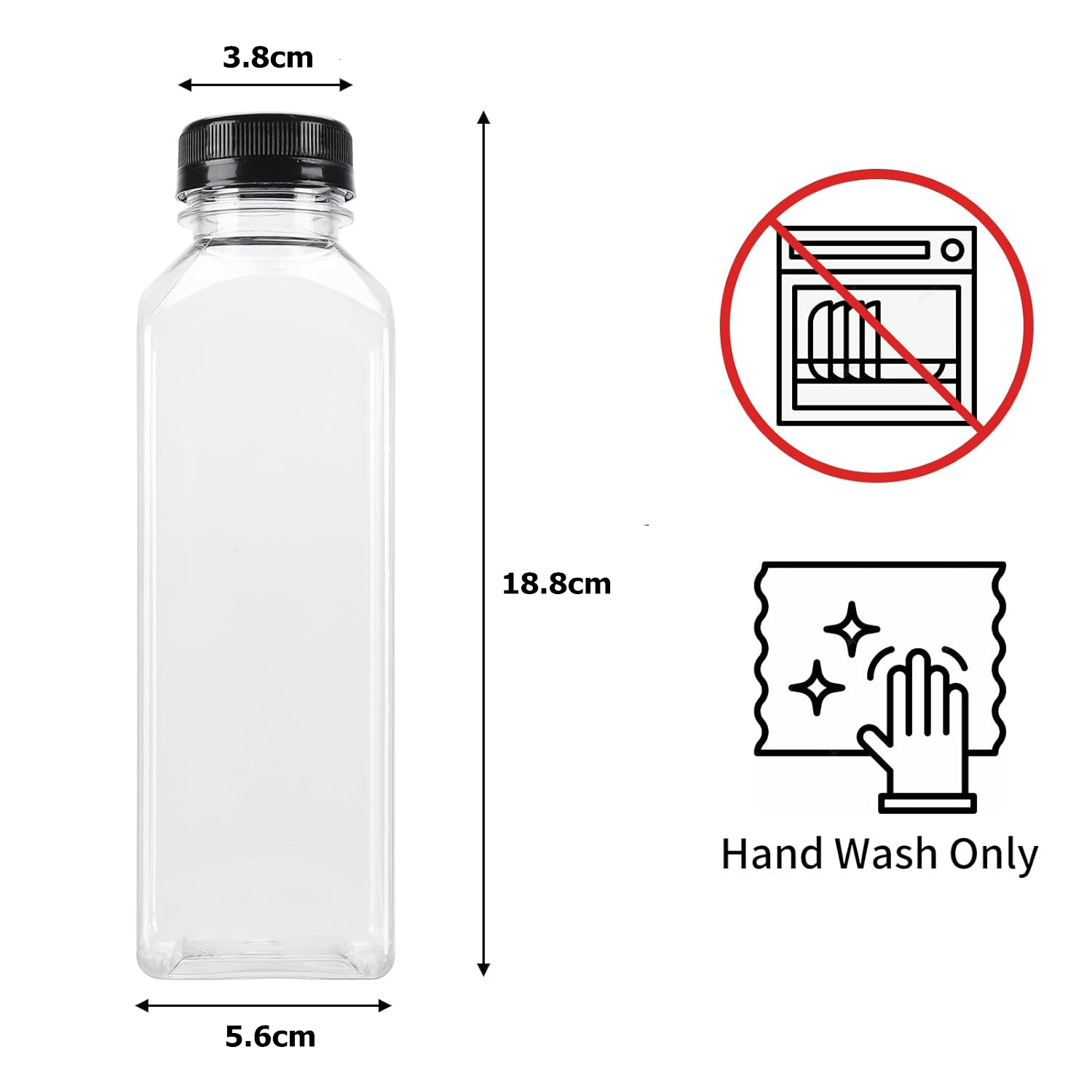 LMETJMA 500ML Juice Bottles PE - Pet Supplies In Bulk review and price
