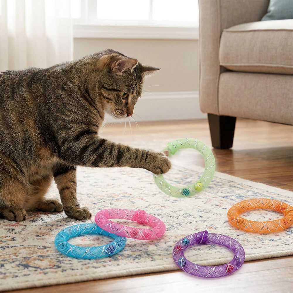 5Pcs Bell Sounds Circle Bell C - Catnip Toys review and price