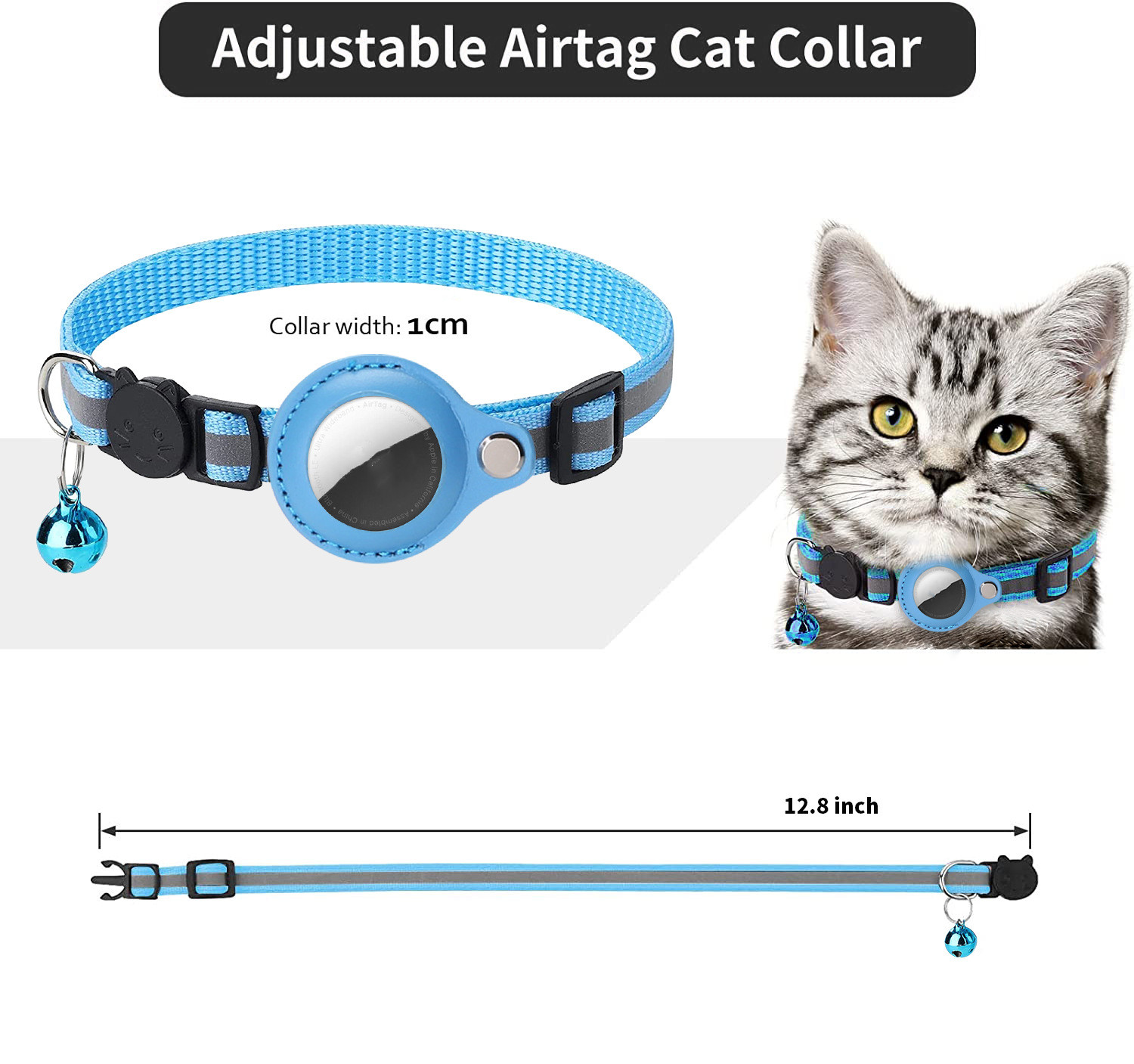 Airtag Case Collar for Cat wit - Pet Supplies Locations review and price