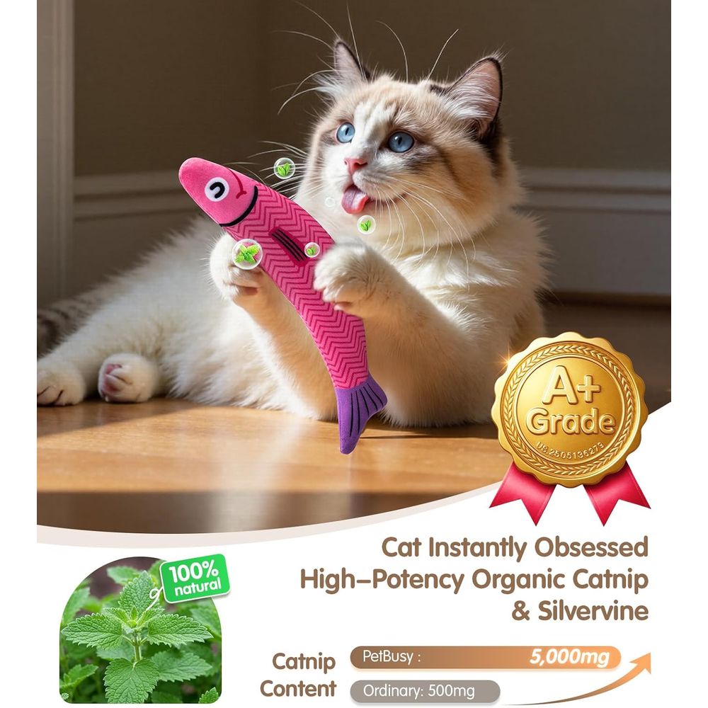 Cat Toys with 5000mg A+ Natura - Catnip Toys review and price