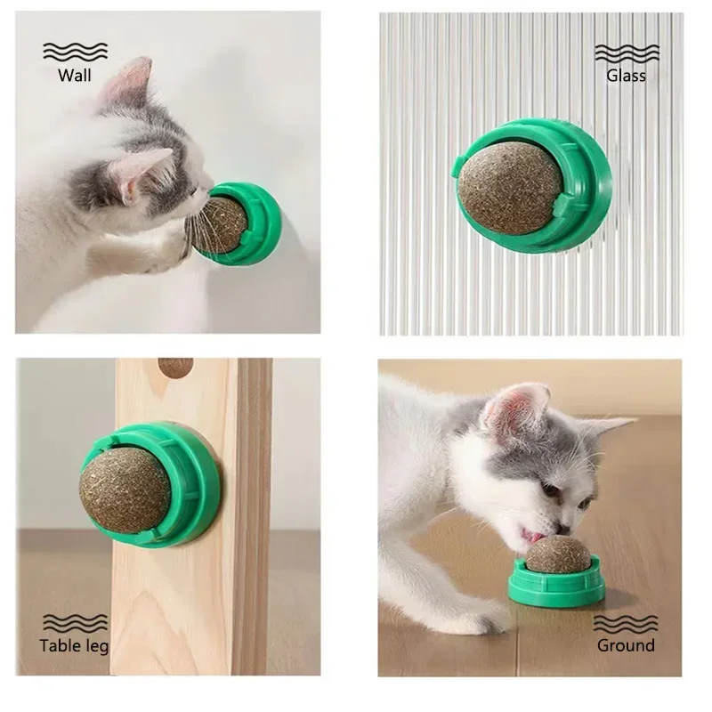 Catnip Cat Wall Sticky Ball To - Catnip Toys review and price
